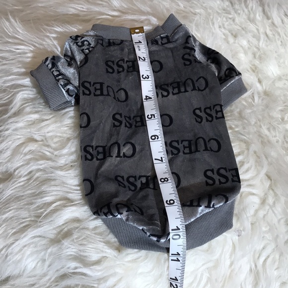 Silver brand inspired pet sweater/shirt - Picture 5 of 10
